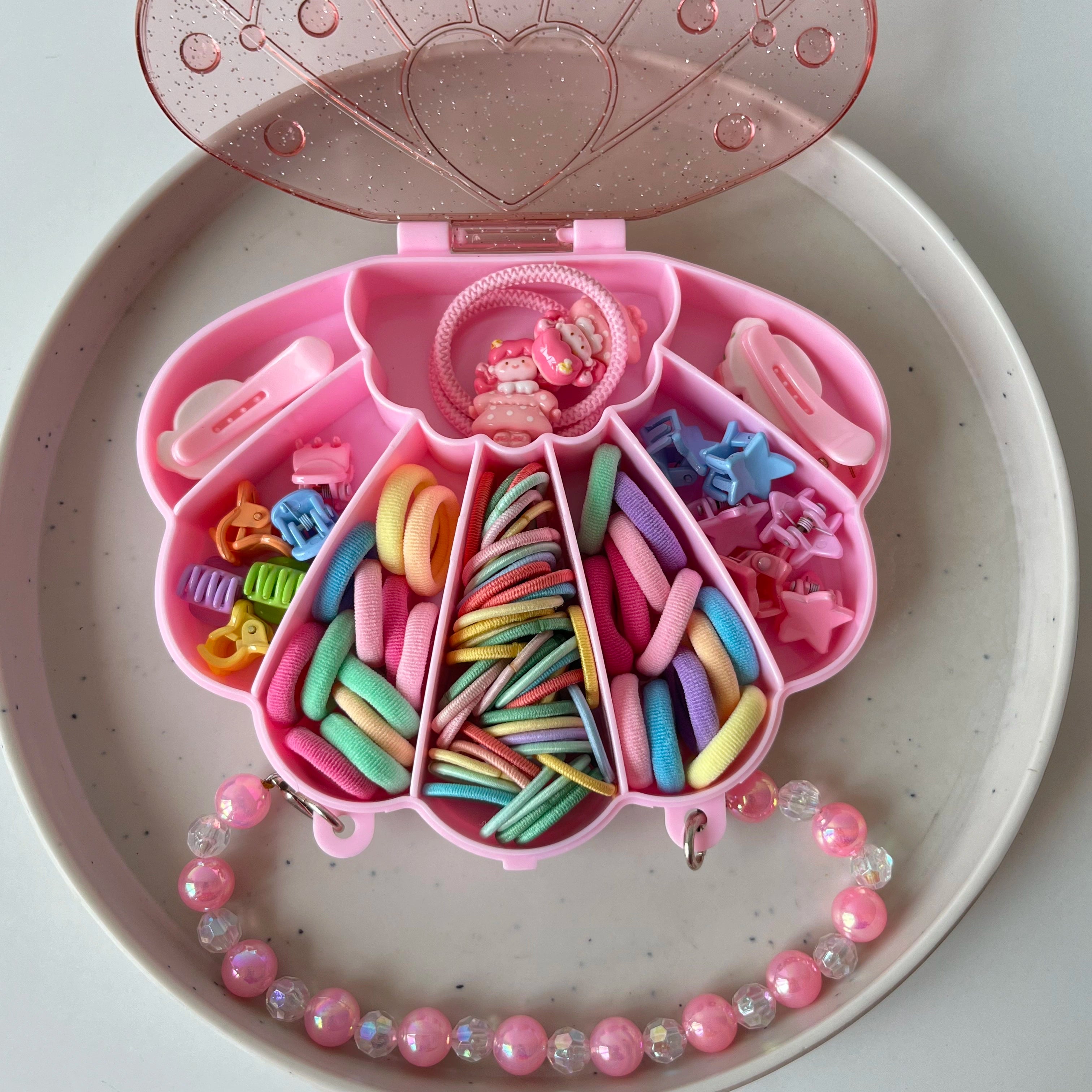 Princess Shell Hair Accessories Kit – Pink